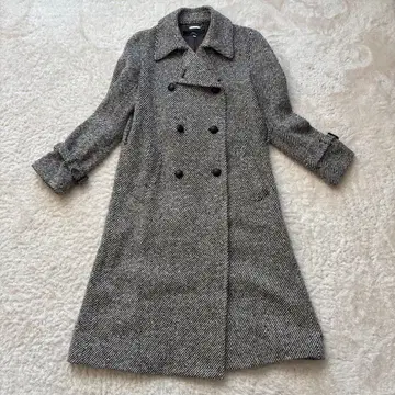 이네드 더블 브레스트 롱 코트 빅 사이즈