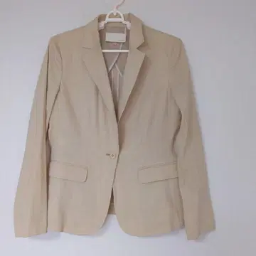 자유구 린넨 비스코스 스트레치 테일러드 자켓 38호