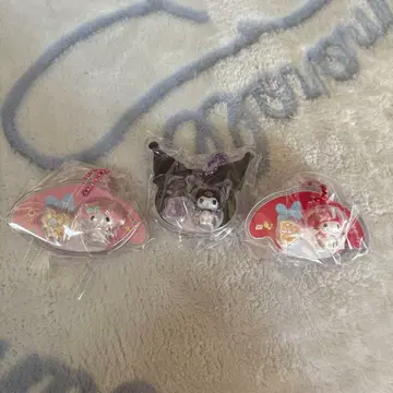 산리오 아크릴 키링 3개 세트