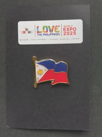 EXPO2025 오사카 간사이 만국박람회 필리핀관 핀 배지
