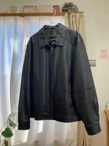 St.John's Bay 블랙 가죽 자켓 L 사이즈