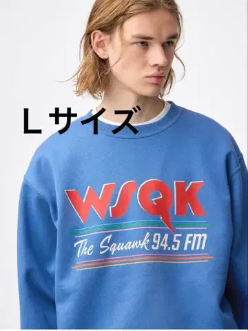 GU 기묘한 이야기 WSQK 헤비웨이트 맨투맨 풀오버 L