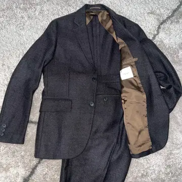 EDIFICE 브라운 울 셋업 44