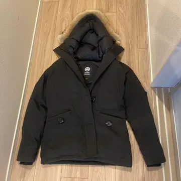 CANADA GOOSE 블랙 코요테 퍼 2530L 사이즈 S