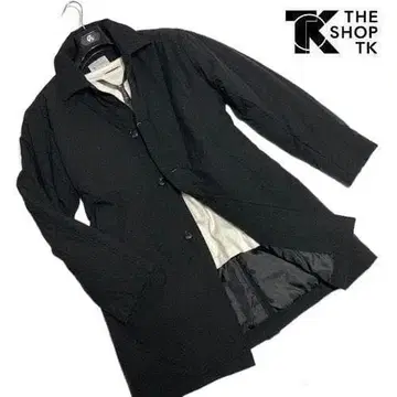 새상품 THE SHOP TK 다케오 키쿠치 충전솜 스텐카라 코트 L 블랙