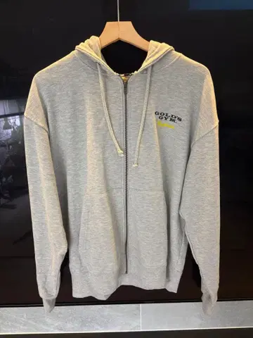GOLD'S GYM 그레이 집업 후드티 골드짐