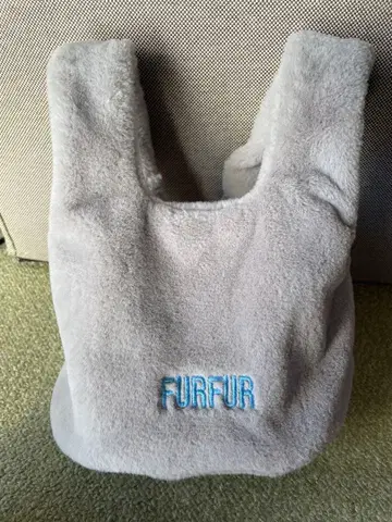 FURFUR 그레이 핸드백