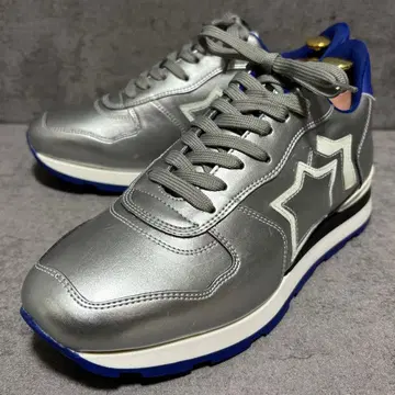 새상품 아틀란틱 스타스 안타레스 가죽 스니커즈 실버 2269