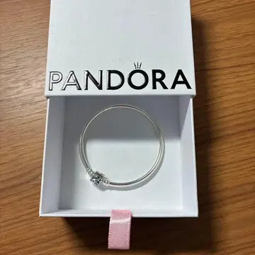 PANDORA 실버 뱅글 팔찌 Pandora 한정판 팔찌