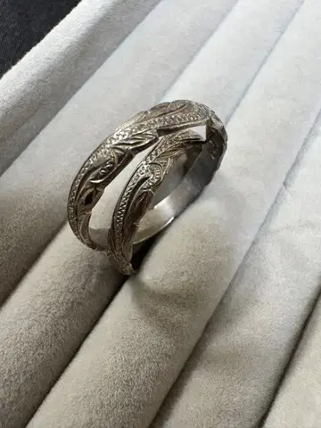 실버 925 트위스트 디자인 하와이안 주얼리