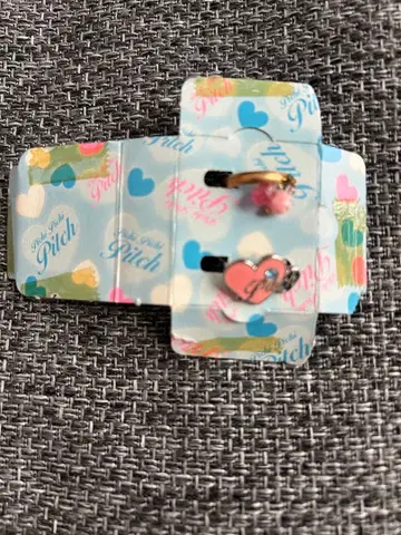 헤이세이 레트로 피치피치피치 반지 2개 세트