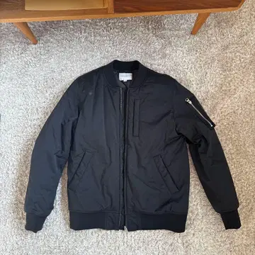 블랙 MA-1 플라이트 자켓