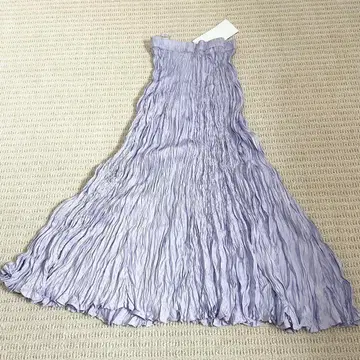 [ 미사용 ] WinterSilks 실크 스커트 연보라