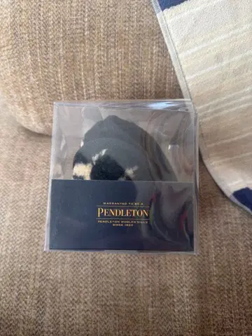 [ 미사용 새상품 ] PENDLETON 펜들턴 귀마개 귀도리 BLACK