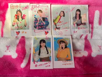 노기자카 카페 폴라로이드풍 스티커