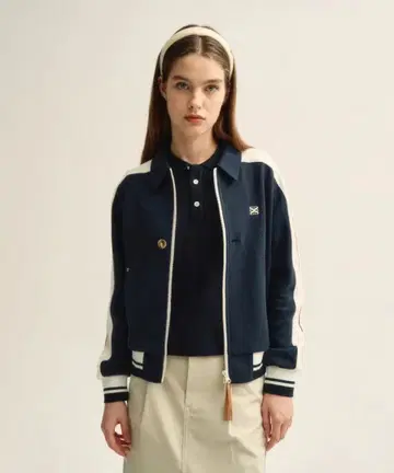 SATUR 로톤 컬러 트랙 집업 자켓