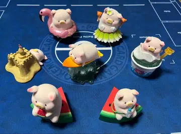 아기돼지 LULU beach party! 7종 세트 판매 루루 비치 파티