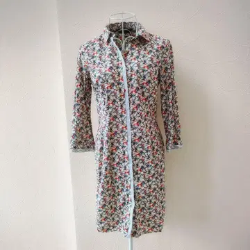 컨디션 최상 Paul Smith Black Label 꽃무늬 롱 블라우스