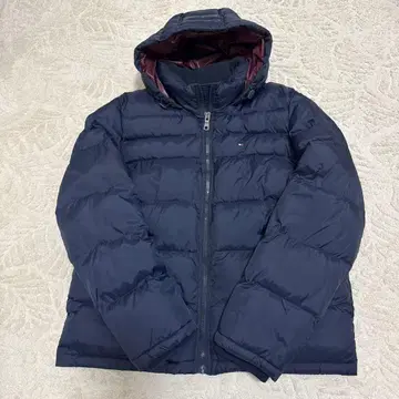 TOMMYHILFIGER 후드 부착 다운 자켓 XL
