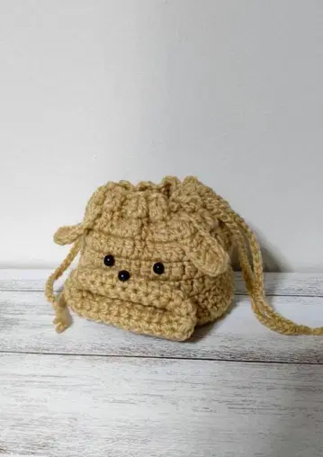 강아지 복조리 파우치 소품함 냠냠 몬스터 복조리