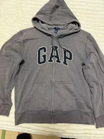 GAP 그레이 풀 집업 후드티 M 사이즈