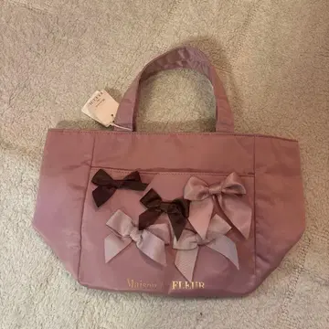 Maison de FLEUR 리본 포함 토트백