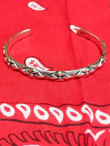 silver925 꼬임 디자인 뱅글