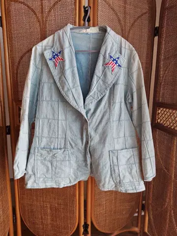 데님 테일러드 자켓 빈티지