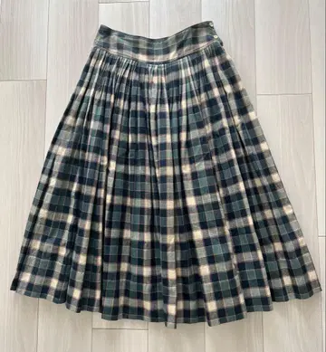 45R 인디고 염색 스커트