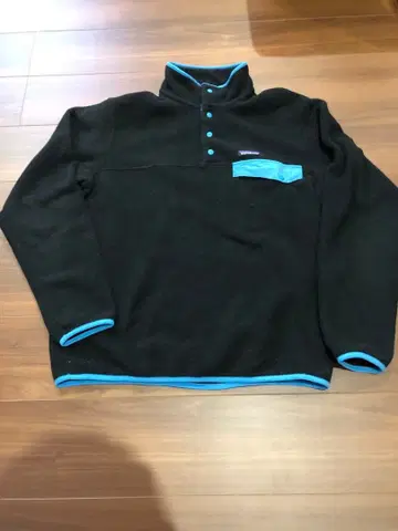 patagonia 스냅T 블랙 터콰이즈 M 다나카 쉔