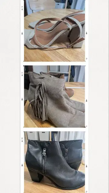 Torrid 블랙 사이드 고어 부츠 중간 힐 사이즈 US 10-11