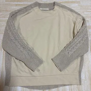 제나 에스파스멜베이유 케이블 짜임 니트 트레이닝복