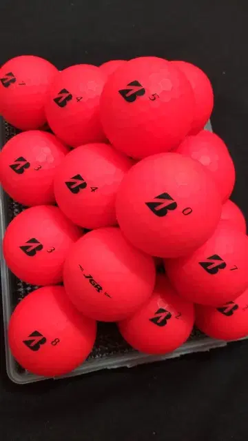 로스트볼 브릿지스톤 TOUR B JGR 매트 레드 20개