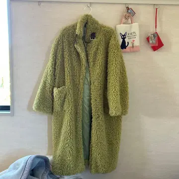 jouetie 보아 코트 M 올리브 그린