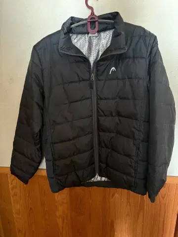 HEAD 헤드 L 패딩 자켓 블랙 안감 알루미늄 프린트 뛰어난 보온성