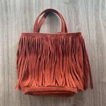 MARLON 마르론 프린지백 스웨이드 인기 브라운