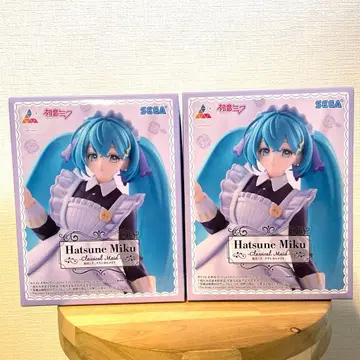 하츠네 미쿠 클래시컬 메이드 Luminasta 피규어 2개 세트