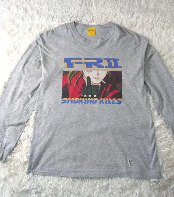 FR2 긴팔 셔츠 SMOKING KILLS 빅 프린트 로고