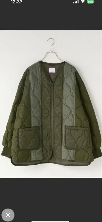 LOWRYSFARM 퀼팅 블루종