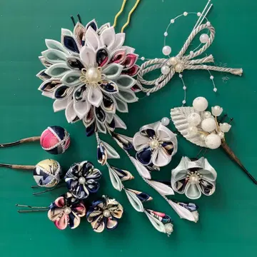 츠마미세공 머리 장식 대 성인식