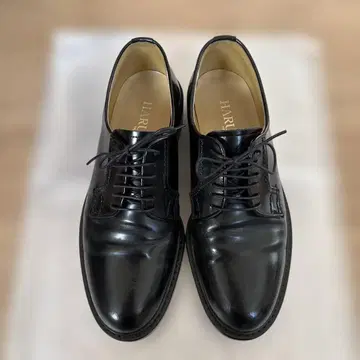 HARUTA 블랙 가죽 신발