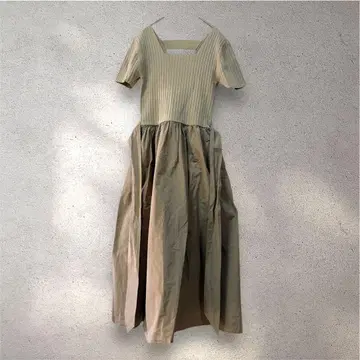 BARNYARDSTORM 와이드 리브 도킹 원피스 롱 원피스 드레스