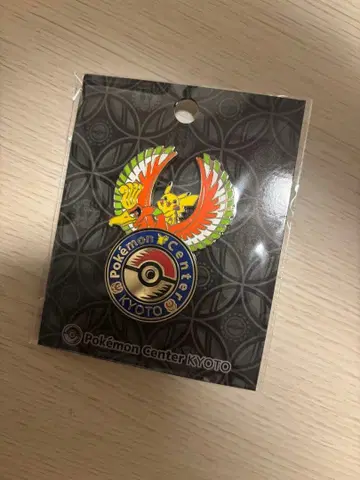 [포켓몬 센터 한정판] 로고 핀즈 피카츄 호우오 교토 1개