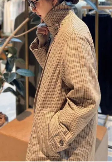 [ 새상품 ] 설날 세일! 캘런솔로지 건클럽 체크 코트 완판템!