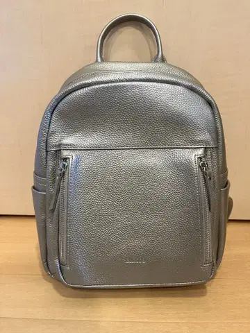 [ 미사용 새상품 ] 바르코스 백팩 가죽 백팩 실버