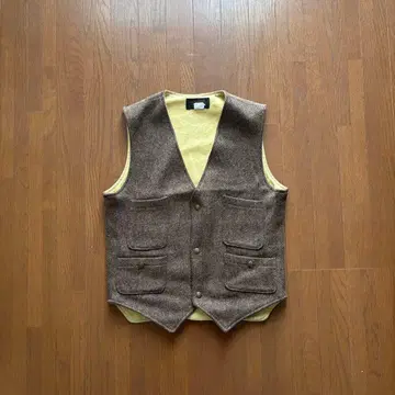 90's Eddie Bauer 울 베스트 S 사이즈 브라운