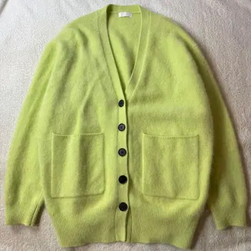 보르지 플러피얀 V넥 가디건 투모로우랜드 모헤어