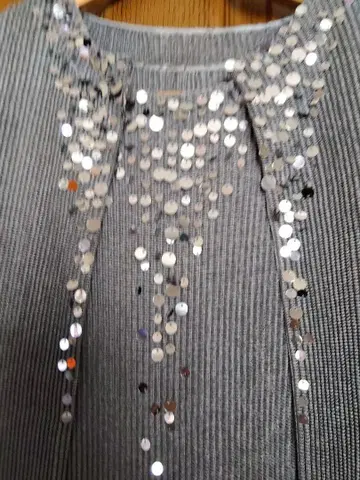 스페치오 스팽글 장식 원피스 & 가디건 세트