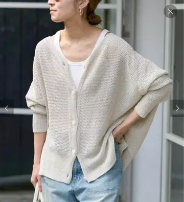 FRAMe WORK 카노코 2WAY Back 열림 가디건