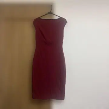 ZARA 원피스 버건디 레드